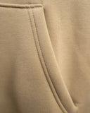 BEIGE FLEECE HOODIE