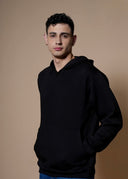 BLACK PULLOVER HOODIE 400