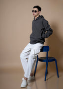 GREY PULLOVER HOODIE 400